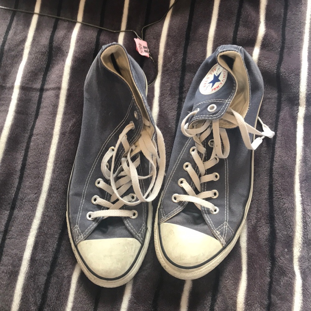 Converse Navy Blue High Top Sneakers
